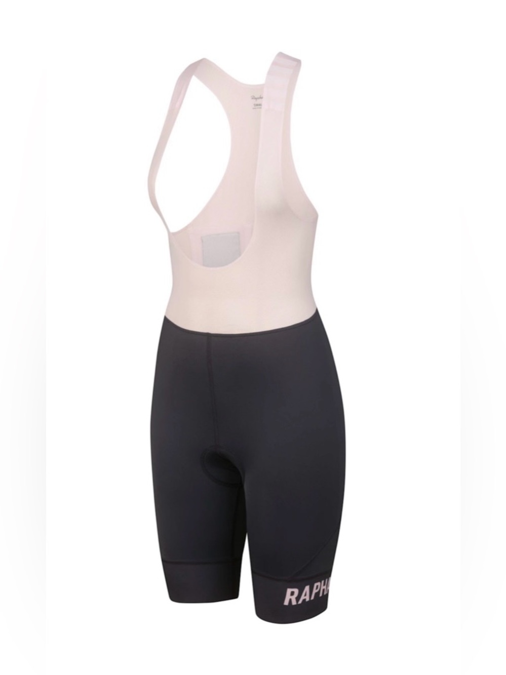 NWOT Rapha Pro Team Bibs Short Women’s Regular Medium Dark Grey Pale Pink